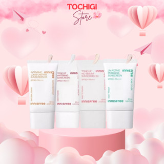 Kem Chống Nắng Nâng Tone, Kiềm Dầu, Dưỡng Ẩm Da Innisfree Intensive Sunscreen Essence Texture SPF50+ PA++++ 50 ml