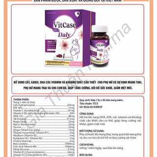 Viên bổ bầu Vitcase DHA Daly