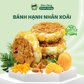 Bánh Quy Hạnh Nhân Xoài Không Đường ShinFood Giòn Thơm, Bánh Nougat Hạnh Nhân Mix Xoài Siêu Ngon Ăn Kiêng Healthy