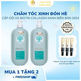 [MUA 1 TẶNG 2] Dầu gội BIOTIN Collagen Voudioty Phiên Bản 2024 Xanh Biển Trị Gàu, Phục hồi tóc, Ngăn gãy rụng Hiệu Quả