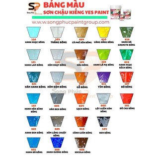 [HÀNG MỚI - CHẤT LƯỢNG MỚI] Sơn Chậu Kiểng Yes Premium Hệ Nước Sơn Chậu Cảnh, Gỗ, Xi măng 18 LÍT
