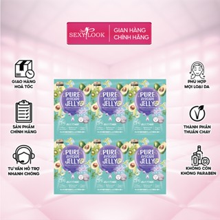 Combo 6 Mặt Nạ Thạch Jelly Bơ SEXYLOOK Dịu Mụn Se Khít Lỗ Chân Lông (6 miếng x 38ml)