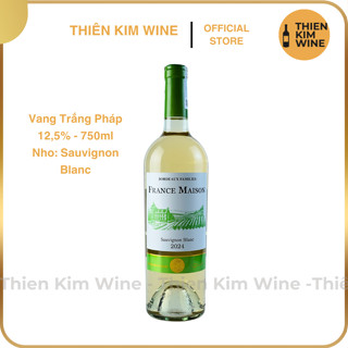 [Chính Hãng] - Rượu Vang Trắng Pháp France Maison Cabernet Sauvignon Blanc- 750ml (12,5%)