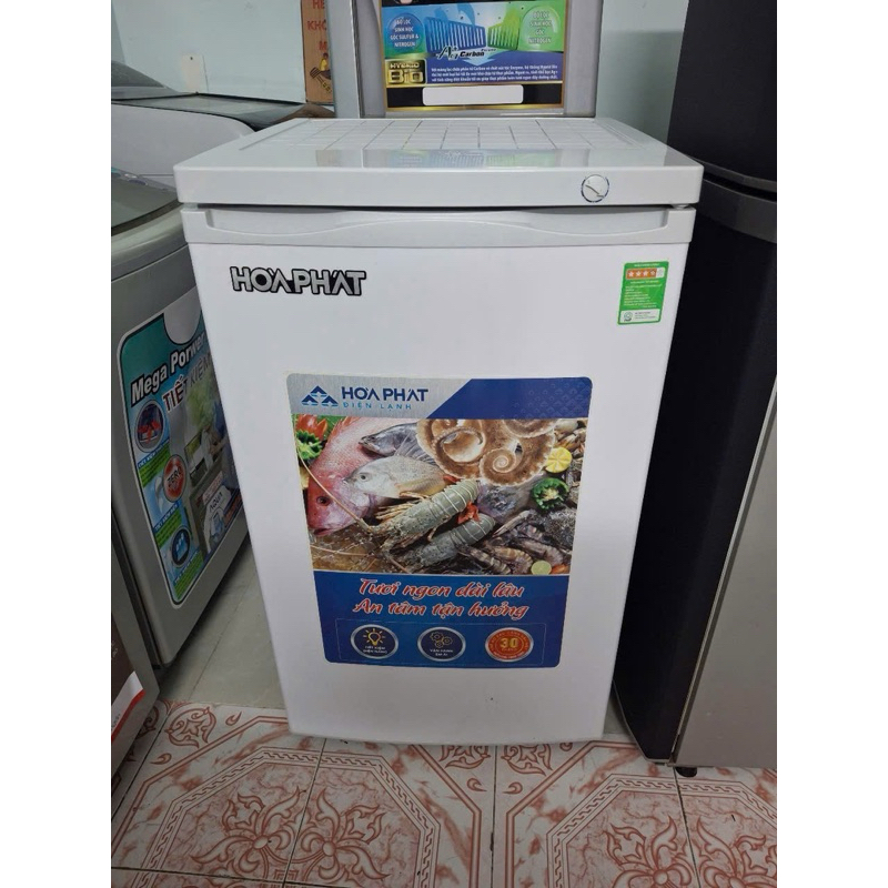 Tủ đông đứng Hòa Phát 106 lít chỉ giao HCM, Long An, Bình Dương, Biên Hoà Đồng Nai chat trước khi đặt