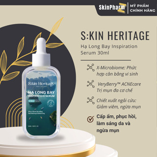 Serum Hạ Long dưỡng ẩm phục hồi làm sáng da SKIN HERITAGE phức hợp X-Microbiome 50ml - Skinpharm Z