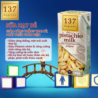 [COMBO 2 HỘP 1 LÍT] Sữa Hạt 137 Degrees Healthy – NK Thái Lan – Không Đường / Mật Hoa Dừa