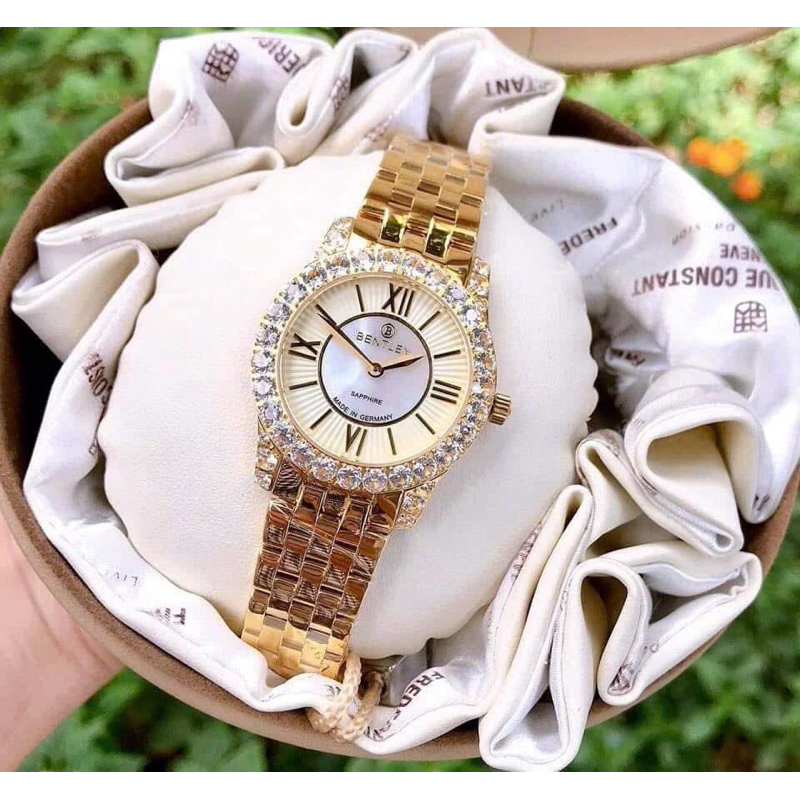 [Chính Hãng 100%] Đồng Hồ Nữ Bentley BL1815-101 (1815) Máy Quartz (Pin) Kính Sapphiare Siz 31Thép Kh