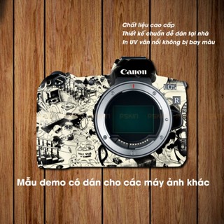 Dán skin máy ảnh body canon R, R6, R7, 5D4, 6D, 1DX, 700D, 1000D.v.v.. mẫu C2