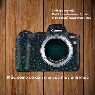 Dán skin máy ảnh body canon R, R6, R7, 5D4, 6D, 1DX, 700D, 1000D.v.v.. mẫu C10