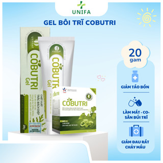 Gel bôi trĩ COBUTRI GEL - Kem bôi trĩ hỗ trợ co búi trĩ, giảm táo bón và đau rát hậu môn - Tuýp 20G