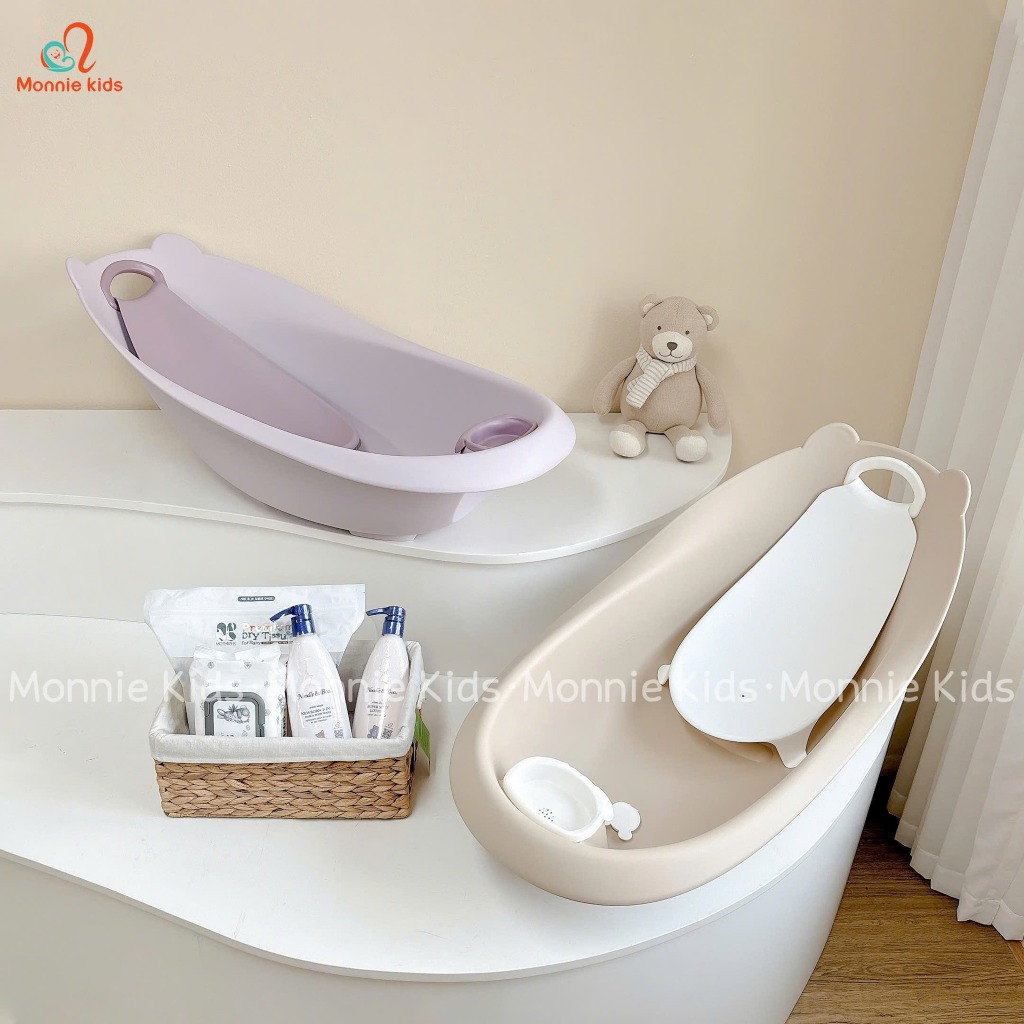 MONNIEKIDS - CHẬU TẮM PHI THUYỀN ELIP [MẪU IB]