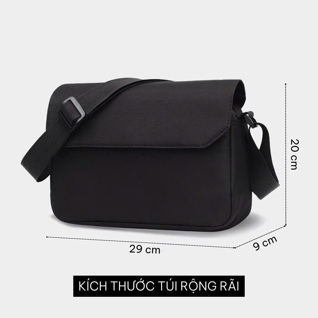 Túi đeo chéo nam/ nữ unisex cao cấp nhiều ngăn