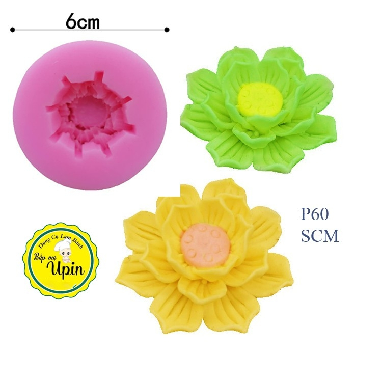 Khuôn silicon hoa sen cánh mảnh mã SCM
