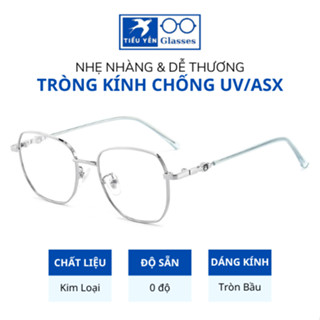 Mắt kính gọng Tròn Kim Loại retro thời trang 5502 - Mắt kính Tiểu Yến