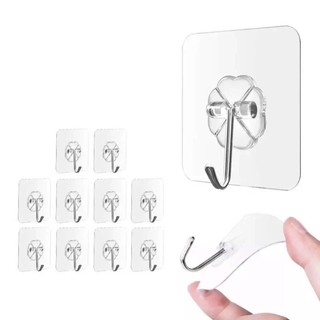 Combo 30-50-100 Móc dán siêu dính trong suốt, móc dính tường treo đồ chịu lực cao FERADO