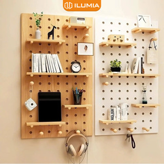 Bảng Pegboard, Giá treo tường có lỗ, Bảng lỗ treo tường decor mọi không gian ILUMIA - GP295