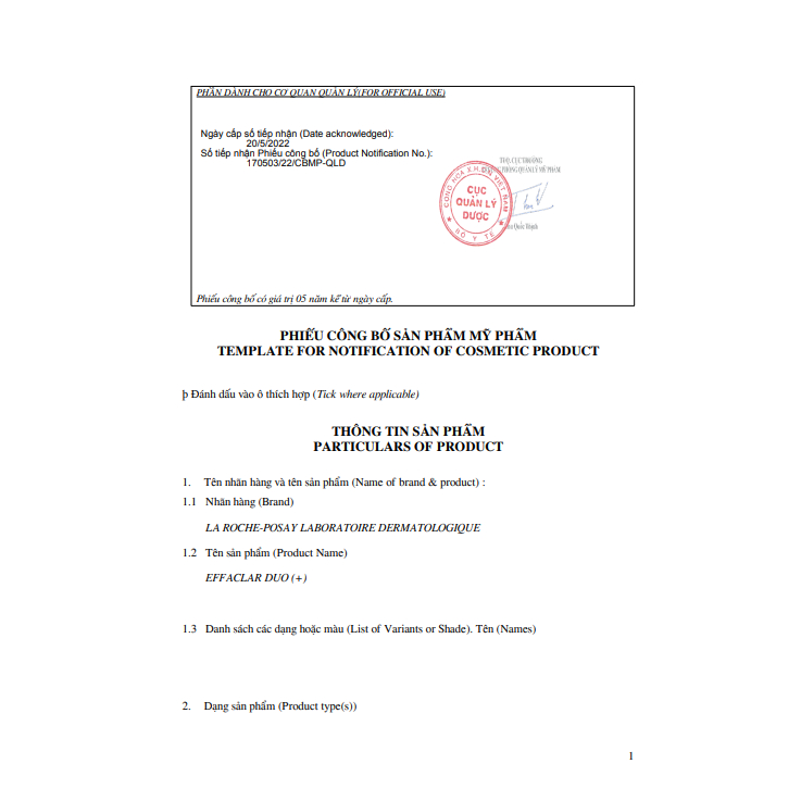 Kem dưỡng giảm mụn nhanh 8 giờ La Roche-Posay Effaclar DUO+ M 7.5ml/40ml | BigBuy360 - bigbuy360.vn