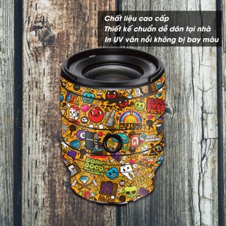 Dán skin Lens Sony các loại 50mm,24-70mm f2.8, 70-200mm, 85mm f1.4,35mm 1.4 v.v...mẫu CL9