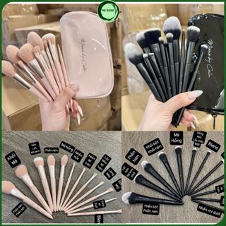 Bộ cọ trang điểm CELIN 12 cây kèm tui đựng cao cấp lông cọ mềm makeup chuyên nghiệp tiện lợi -Mibebe