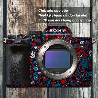 Dán skin máy ảnh body Sony A74 A73,A7R V ZV-E1 FX30 A6700 A7C2... mẫu C6 