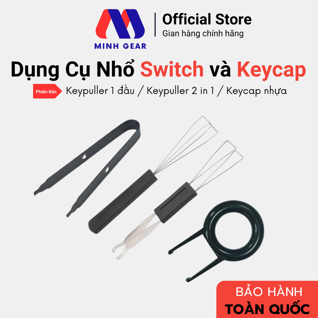Dụng cụ nhổ switch và keycap dùng cho bàn phím cơ