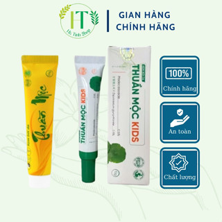 Combo kem bôi da thuần mộc & kem thuần mộc Kids Thanh Mộc Hương ngừa rôm sảy mụn nhọt hăm chàm sữa