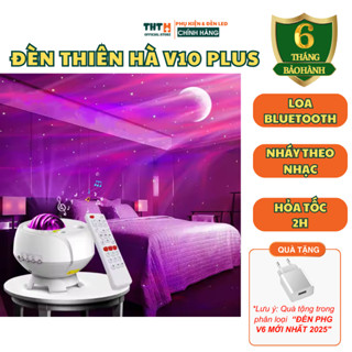 Đèn thiên hà v10Plus loa bluetooth Đèn chiếu sao chiếu trần nhà tạo lãng mạn sự kiện hội họp phòng baz vũ trường