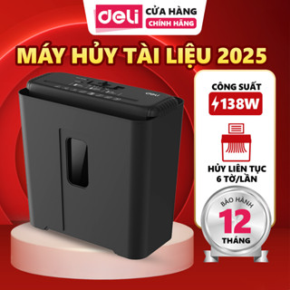 Máy Hủy Tài Liệu Mẫu Mới 2025 ET102SC Máy Băm Giấy Liên Tục 6 Tờ A4/ 1 Lần Cho Văn Phòng
