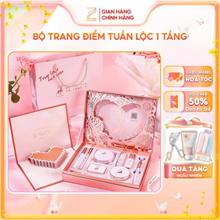  Bộ Trang Điểm Tuần Lộc Cao Cấp- Set Makeup Đầy Đủ Son Phấn- Quà Tặng 8 3 Sinh Nhật Bạn Gái Kèm Túi Và Thiệp Xinh 