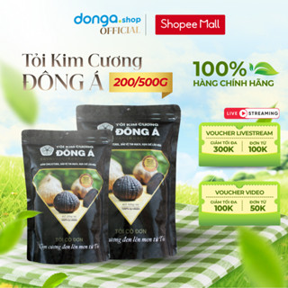 Tỏi đen cô đơn - Tỏi Kim Cương Đông Á (loại 2) - Hỗ trợ đề kháng, tiêu hóa, tim mạch