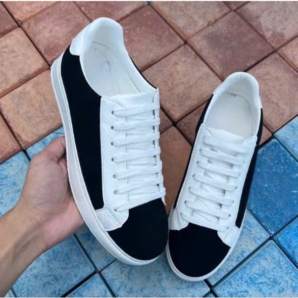 Giày bata nam da mềm, đế cao su 39 đến 43 - bata nhung