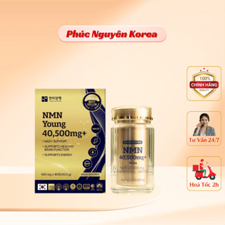  Viên Uống Premium Young NMN 40500MG Hanmi Hàn Quốc Daedong Ginseng Hộp 90 Viên Giúp Trẻ Hóa Trắng Da Tăng Sinh Collagen 