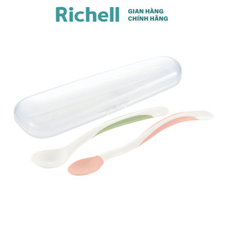 Sét 2 thìa - Thìa mềm và Thìa ăn cháo Richell Nhật