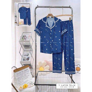 Đồ Mặc Nhà Pijama Lụa Latin TNQD