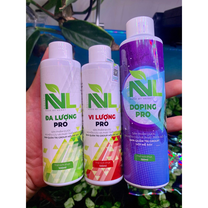 Combo phân nước NVL Đa Vi lượng 100ml +Doping 150ml