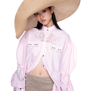 Somi In Chuỗi Hạt Hồng HeartBurn (HB Pearl String Shirt)