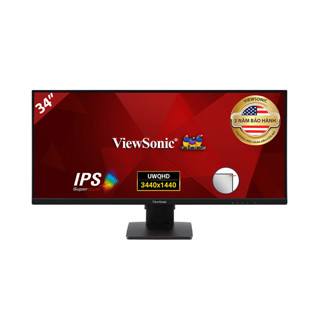 Màn hình Viewsonic VA3456-MHDJ(34 inch/WQHD/IPS/75hz/4ms/400nits/HDMI+DP/Loa),bảo hành hãng 36 tháng