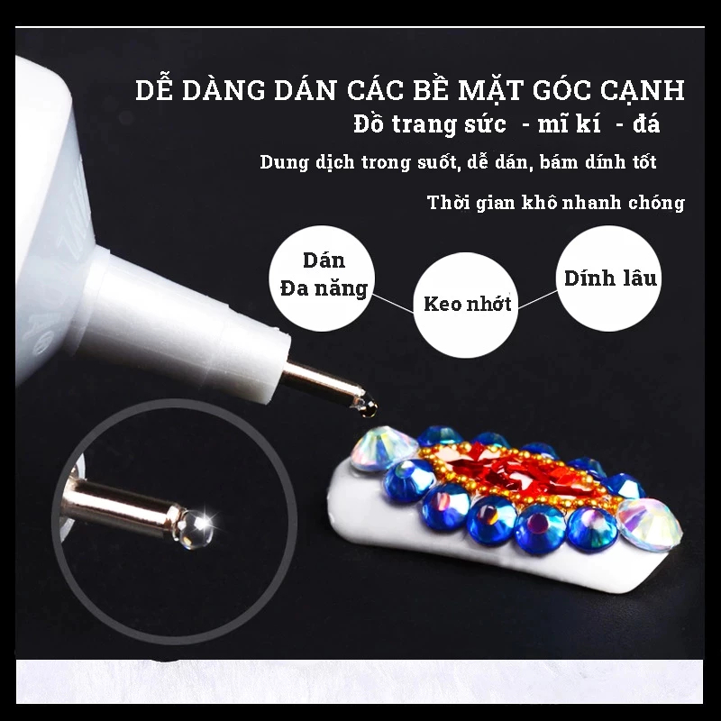 Keo dán B7000 T7000 chuyên dụng cho điện thoại, trong suốt, không mùi, siêu dính