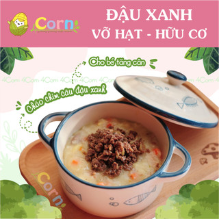 Đậu xanh hữu cơ VỠ HẠT Anbio - Cho bé 6m+