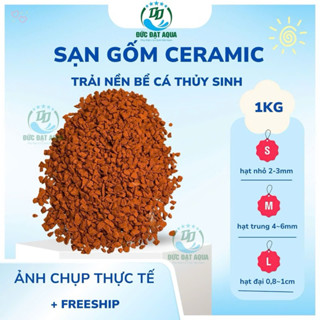  sạn gốm ceramic  màu đỏ  Trải Nền Hồ Thủy Sinh cho tép cảnh   1kg & 500g   