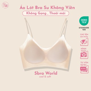 Áo Lót Bra Su Hai Dây Nữ Sbra Tàng Hình Đệm Mỏng Mềm Mát Co Giãn Thoáng Khí Thoải Mái SB02