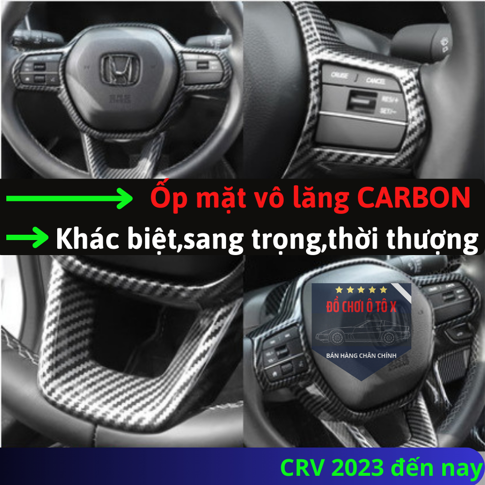 Ốp vô lăng HONDA CRV 2025 - 2023 phiên bản mới