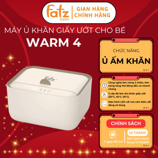 Máy làm ấm khăn ướt Fatz cho bé, máy ủ ấm khăn giấy ướt Fatzbaby Warm 4 FB7010SL, làm nóng 3 chiều