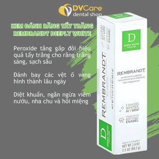 Kem đánh trắng răng REMBRANDT - INTENSE STAIN [dvcareshop]