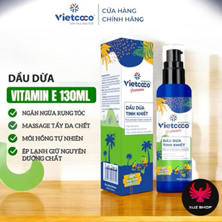 130ml - Dầu dừa tinh khiết mỹ phẩm Vietcoco dạng xịt dưỡng mi dưỡng môi dưỡng tóc