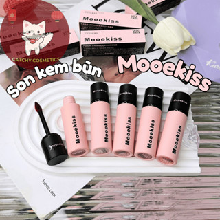 [MOOEKISS] Son Kem Bùn Mooekiss Nhung Mờ Vỏ Hồng Đen Velvet Lip Mud Mịn Môi 3g