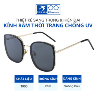  Kính mát phù hợp cho nam nữ gọng nhựa phong cách hàn quốc chống tia UV mã 8033 - Tiểu Yến 