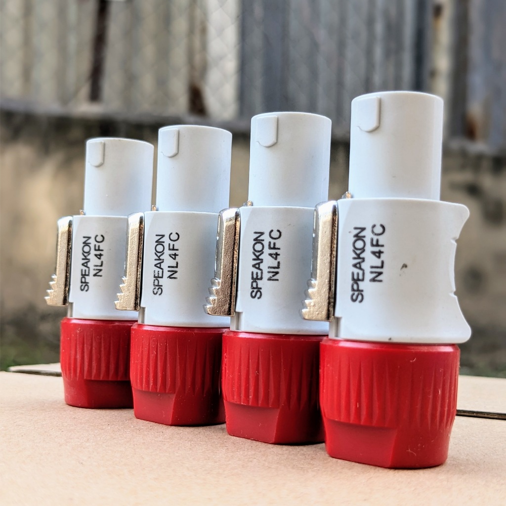 Giắc loa Speakon NL4FC hàng đẹp giá 1 cái