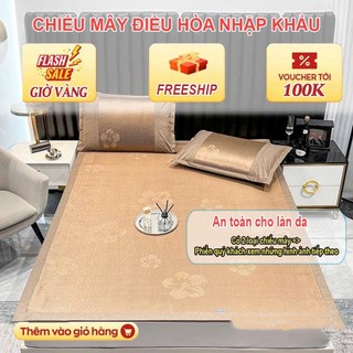 Chiếu mây điều hòa TOPAZ tự nhiên cao cấp nhập khẩu - Chiếu điều hòa sử dụng được 4 mùa thoáng mát