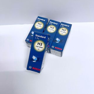 Bóng Đèn Halogen BOSCH H3 12V 55W - Ánh sáng Vàng - Thường dùng cho Ô Tô